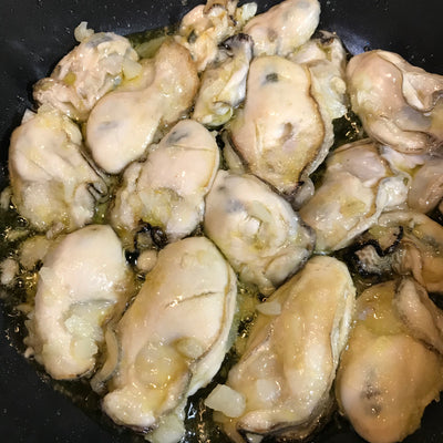私の中での牡蠣のアヒージョ。