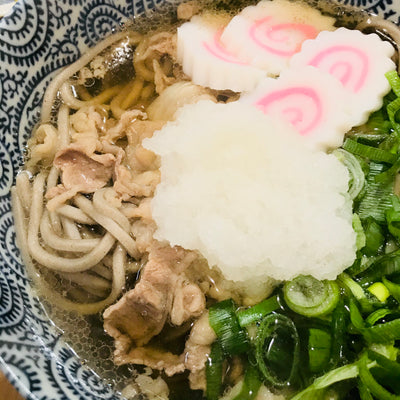 田嶋家の年越し蕎麦。