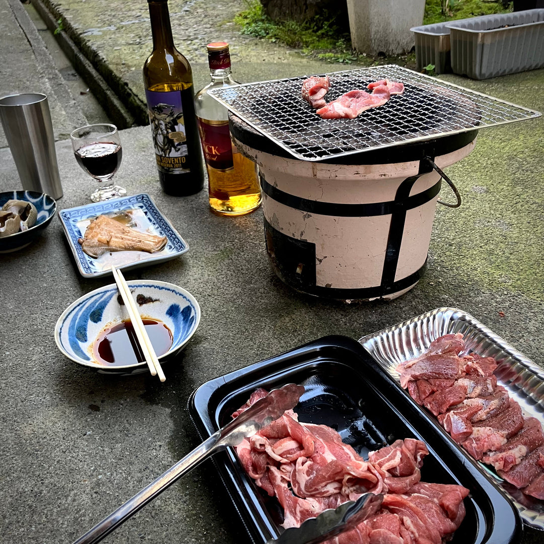 生活必需になっている  【七輪】にてラムパーティー