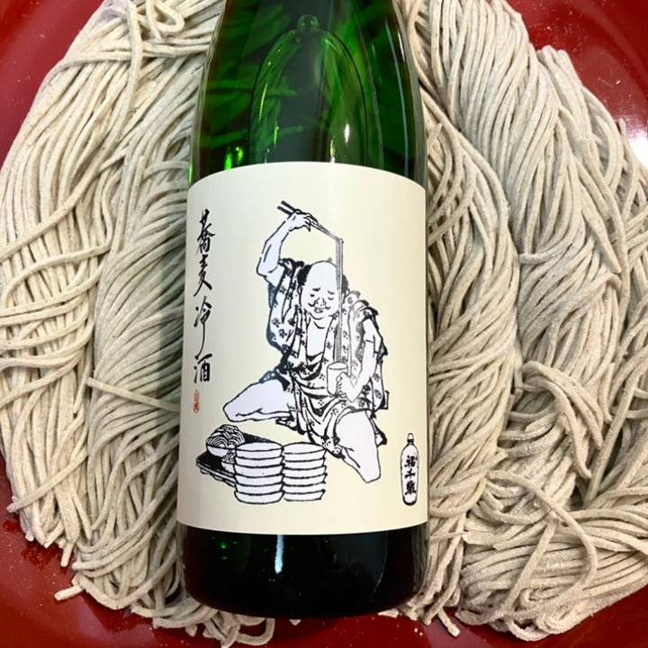 蕎麦冷酒 【葛飾北斎アートラベル】720ml (NEW) – 山廃の日本酒蔵「福